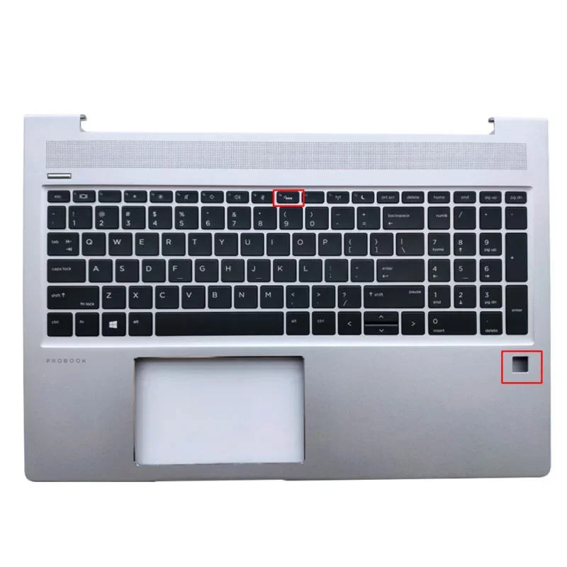 New For HP ProBook 450 G6 450 G7 Top Palmrest Backlit Keyboard L45090-001 W/FPR