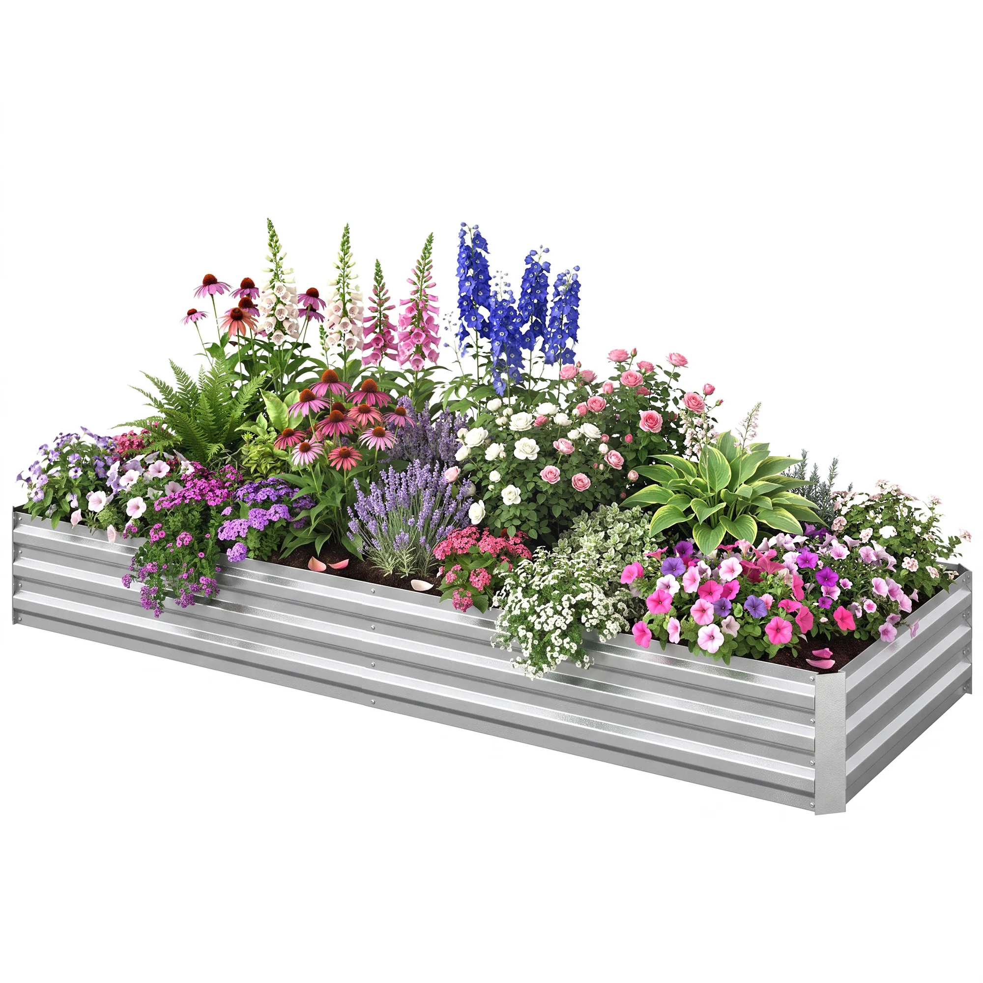 Bac de jardin surélevé en acie - Raised Bed Planter Box avis et prix