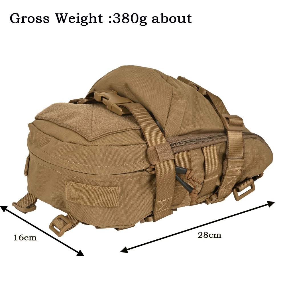 Mini Bolsa de Hidratación con Mochila Táctica - imagen 4