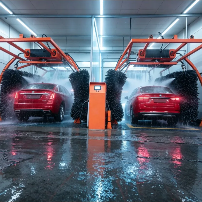 Complete Automatic Car Wash Station Kit: 360° Touchless Washer + 5.5KW Dryer Blower Commercial Use for Car Wash Business Startup