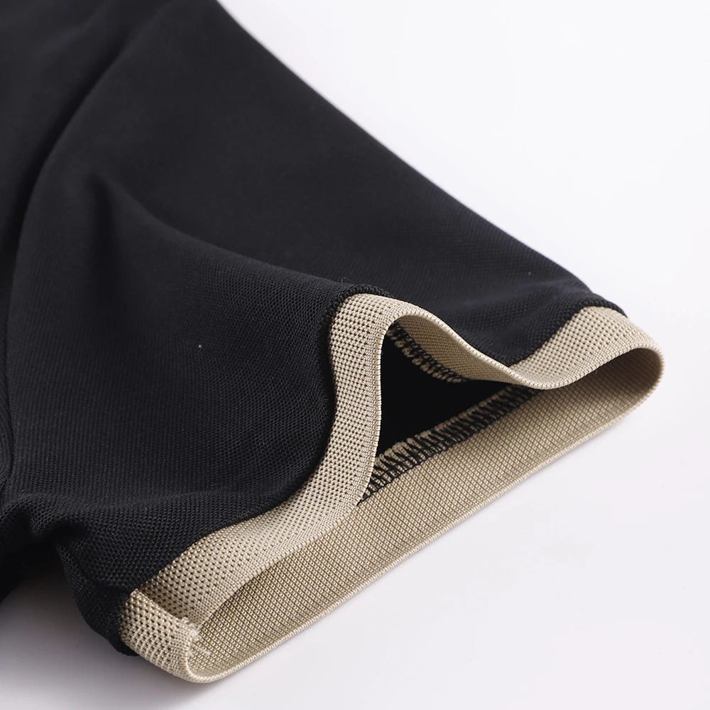 골드 레터 Nope Not Today 프린트 폴로 셔츠 여성 여름 전 경기 T 셔츠 트렌디 대비 반소매 옷깃 소프트 스트리트웨어