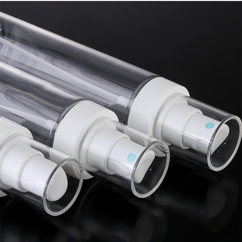 

3Pcs Transparent Plastic Spray Bottle Refillable Mist Atomizer Plants Water Sprayer Dust-Proof Lid Travel Dispenser