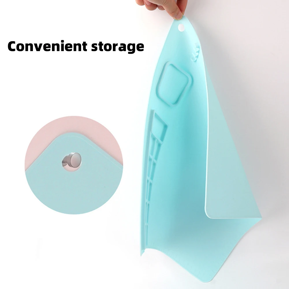 Rectangular Silicone Painting Mat Flexible DIY Craft Mat Watercoloring Art Drawing Pad School Stationery Supplies Christmas Gift