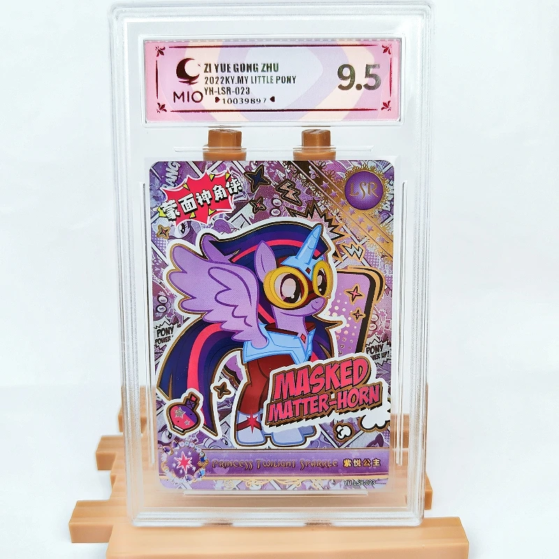 

KAYOU натуральная карта My Little Pony 9,5 градуированная карта LSR MIO с рейтингом Twilight Sparkle редкая коллекционная карта аниме игрушки в подарок