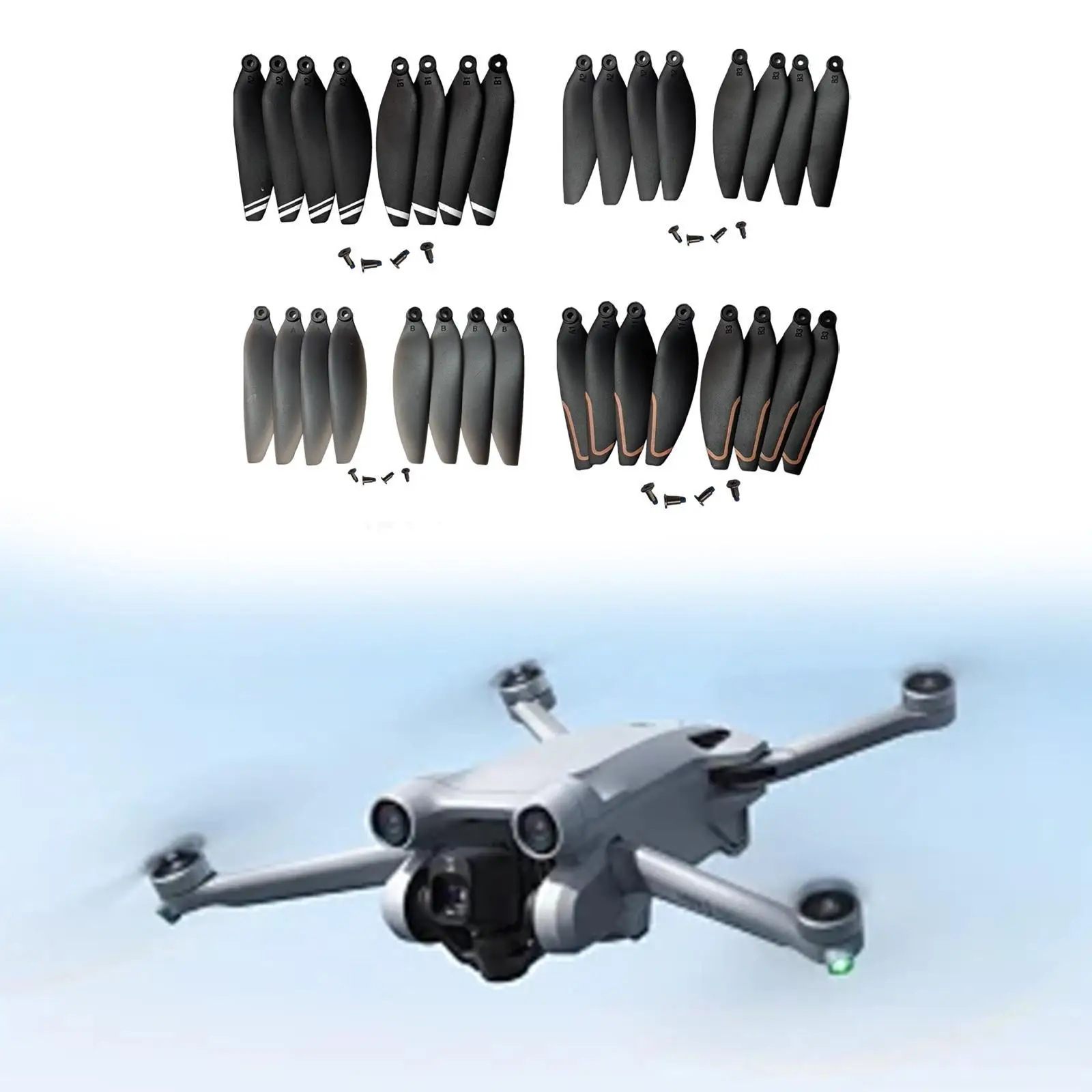 8X 5.8Cm Drone Prop…