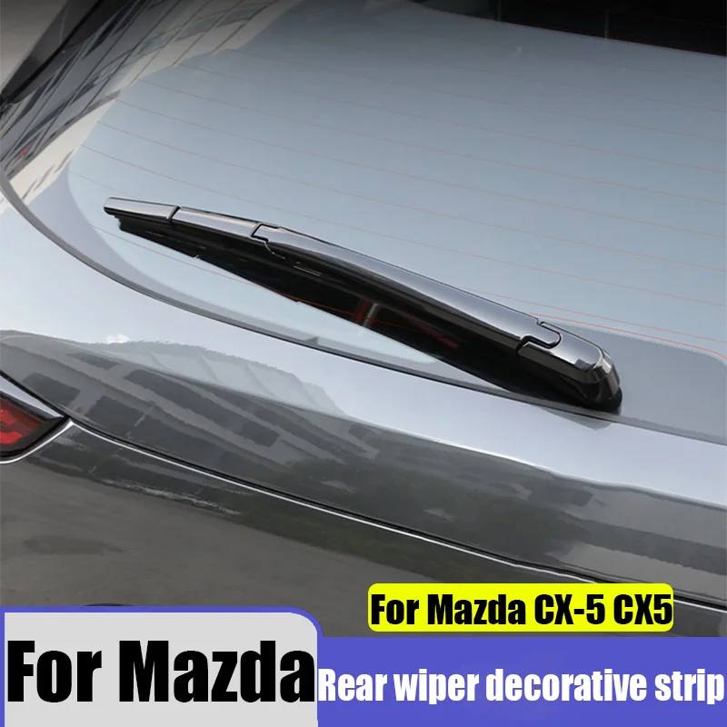 

For Mazda CX-5 CX5 2017-2025 ABS rear wiper decorative cover modified car exterior decoration accessories protective cover