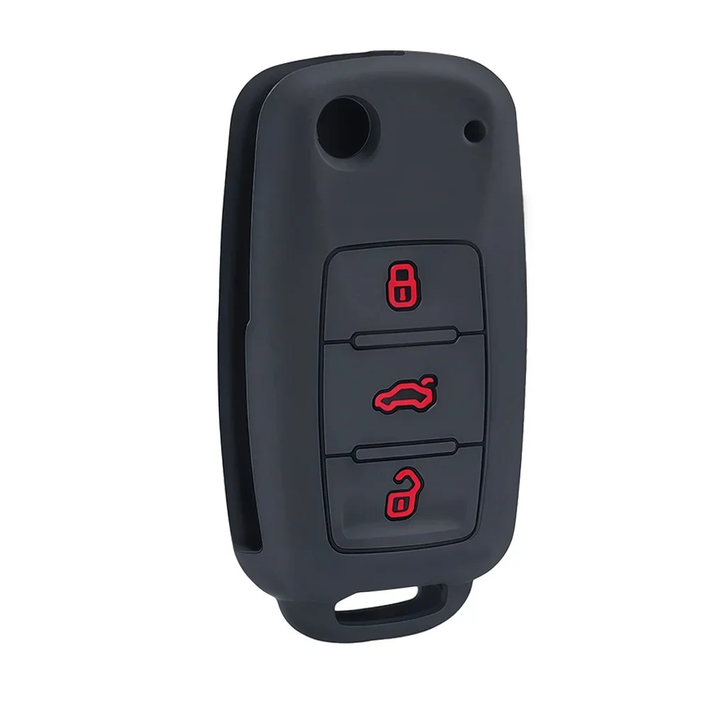 Anti-Slip Hex Honeycomb Key Case Fit VW UP Polo Golf 6 Passat Touran Jetta Caddy Skoda Fabia Octavia A5 Tiguan Bora