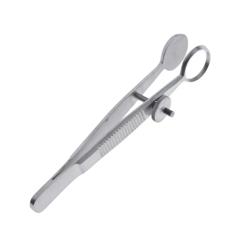 Ophthalmic Instrument Chalazion Forceps Rust Resistant Stainless Steel Non Burr Head for Professional Eye Surgery