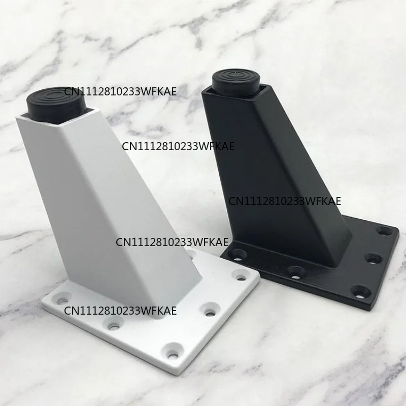 4pcs 8cm-10cm Aluminum alloy cabinet feet adjustable height Office furniture legs Sofa Bed Non-slip Support foot Feet Hardware