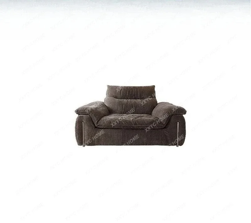 YY Cloud living room adjustable backrest inline ultra-wide deep fabric sofa