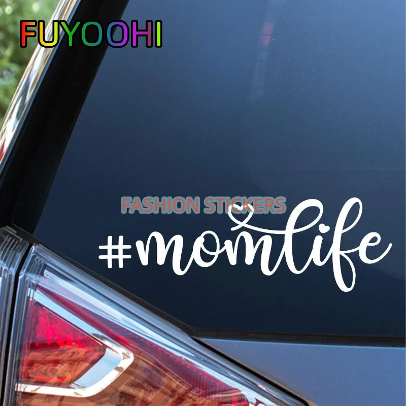 

FUYOOHI Car Stickers Mom Life Decal Vinyl Car Sticker for Cars Trucks Walls Laptop
