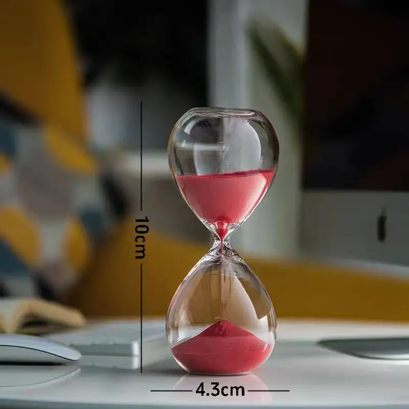 5/10/30 Minutes Sand Timer Hourglass, Creative Desktop Sand Bottle Ornament for Kids Time Management