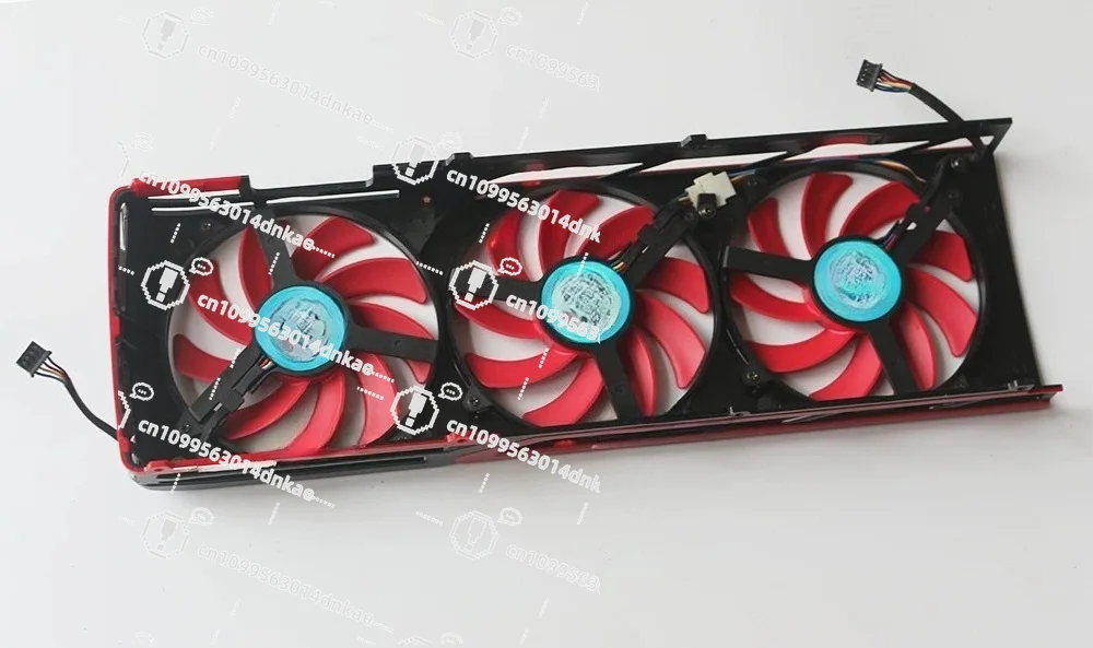 New P40 M40 K80 Graphics Card Cooling Modification Three Fan Version 9CM Ultra-thin