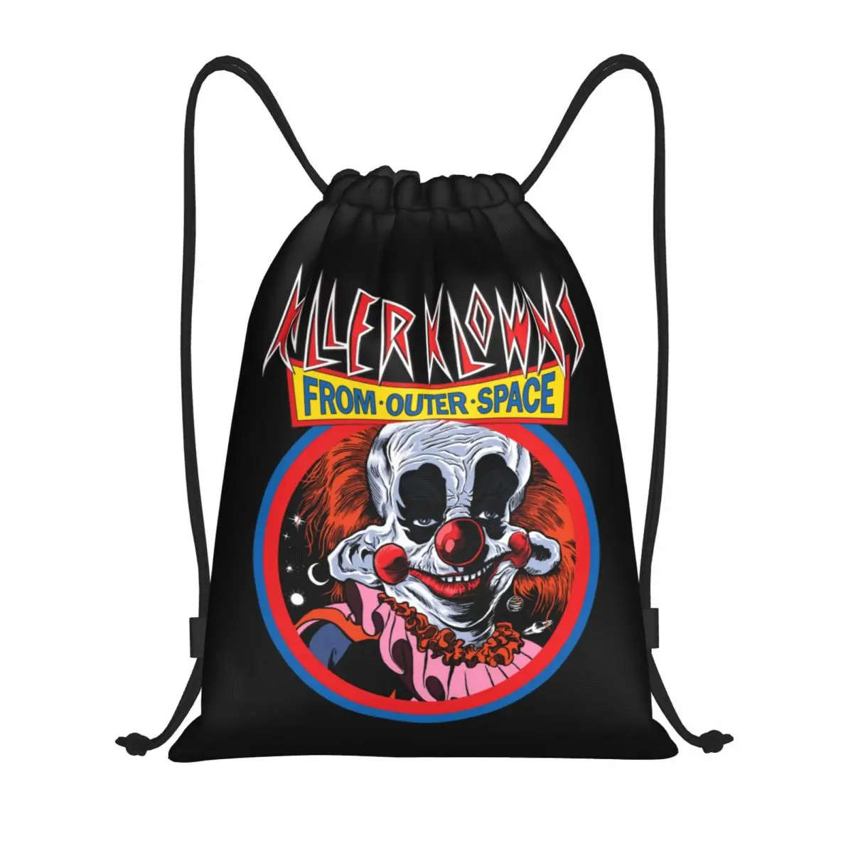 

Клоуны-убийцы из космоса, забавный рюкзак из фильма ужасов на шнурке, спортивная спортивная сумка для мужчин и женщин, тренировочный рюкзак