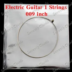 10 Pcs Single Electric Guitar 1 Strings,E-1st 009 inch,Stainless Steel Guitar String,(not strings set,only 1 string 10 pcs)