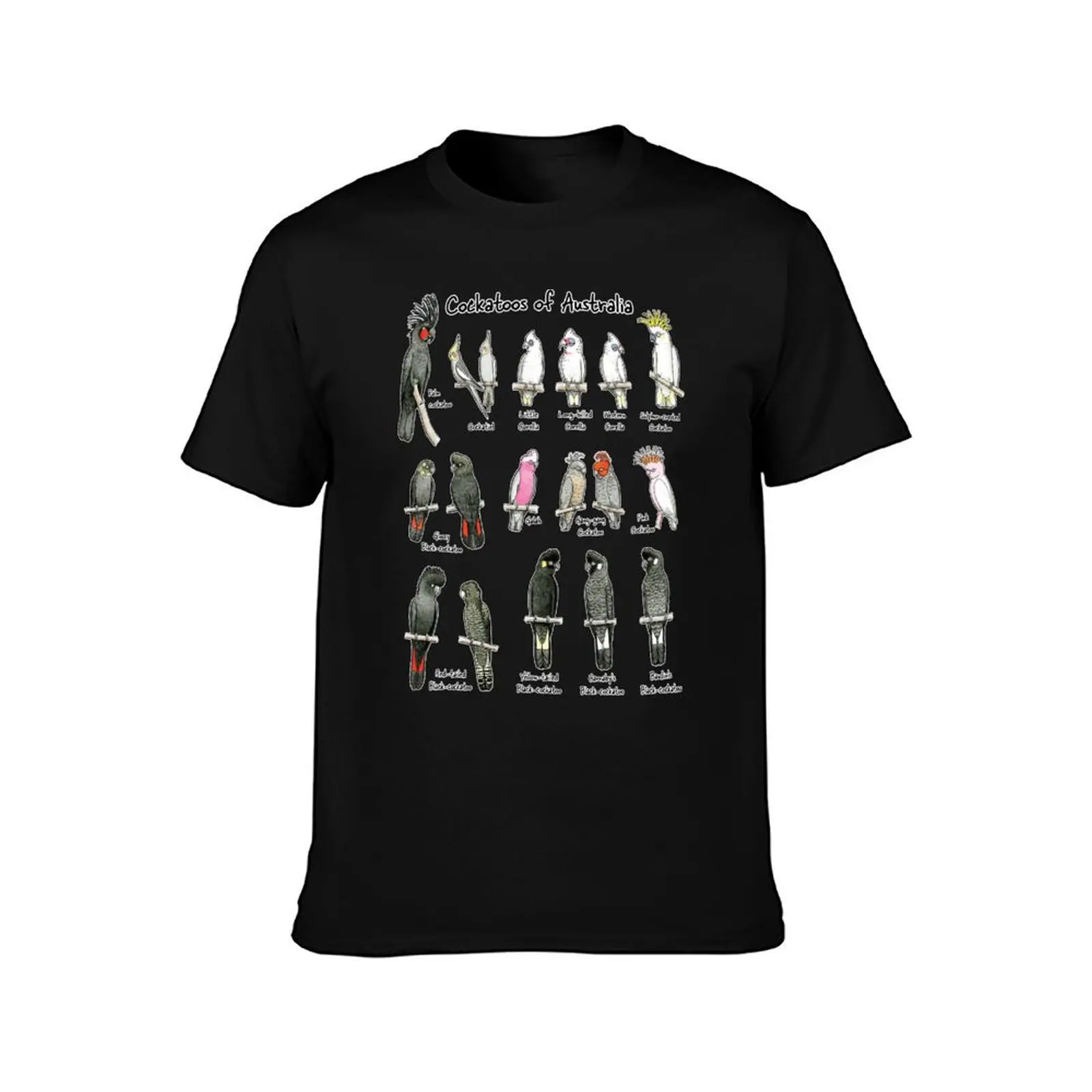 Cockatoos of Australia - Raising funds for Birdlife Australia T-Shirt Work Wear Simple Tee Shirt T-Shirt