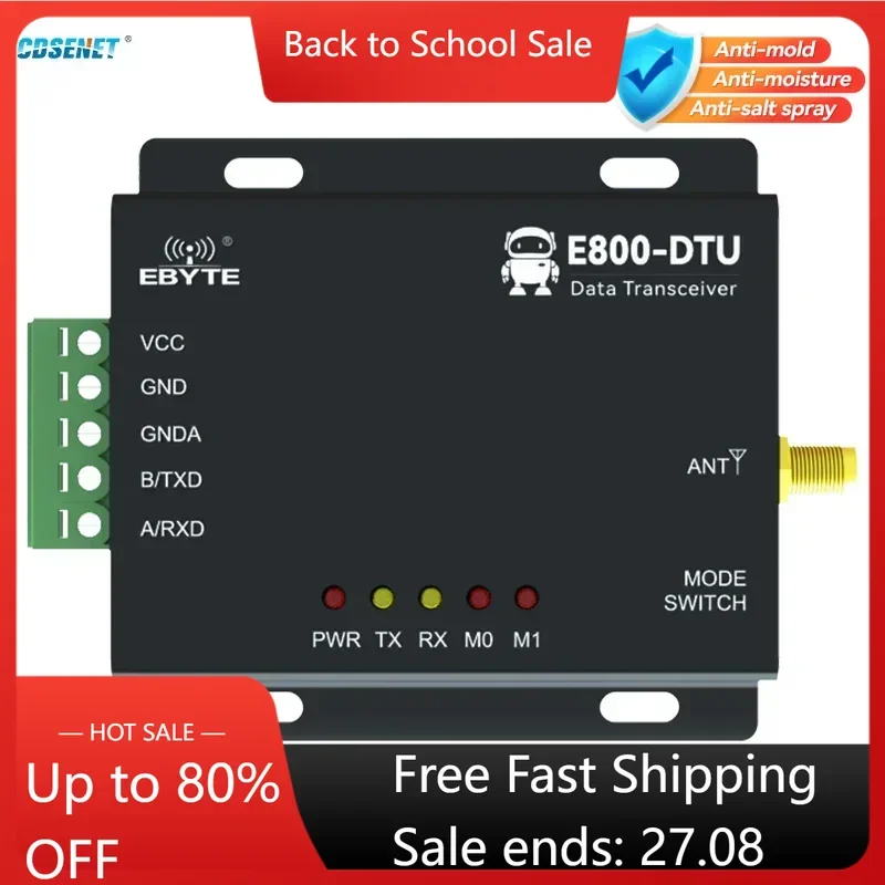 Sx1278 RS485 LoRa Modem Industrial Digital Radio 433MHz 20dBm CDSENET Wireless Transmitter 3km Long Distance LoRa Module