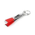 silvery red