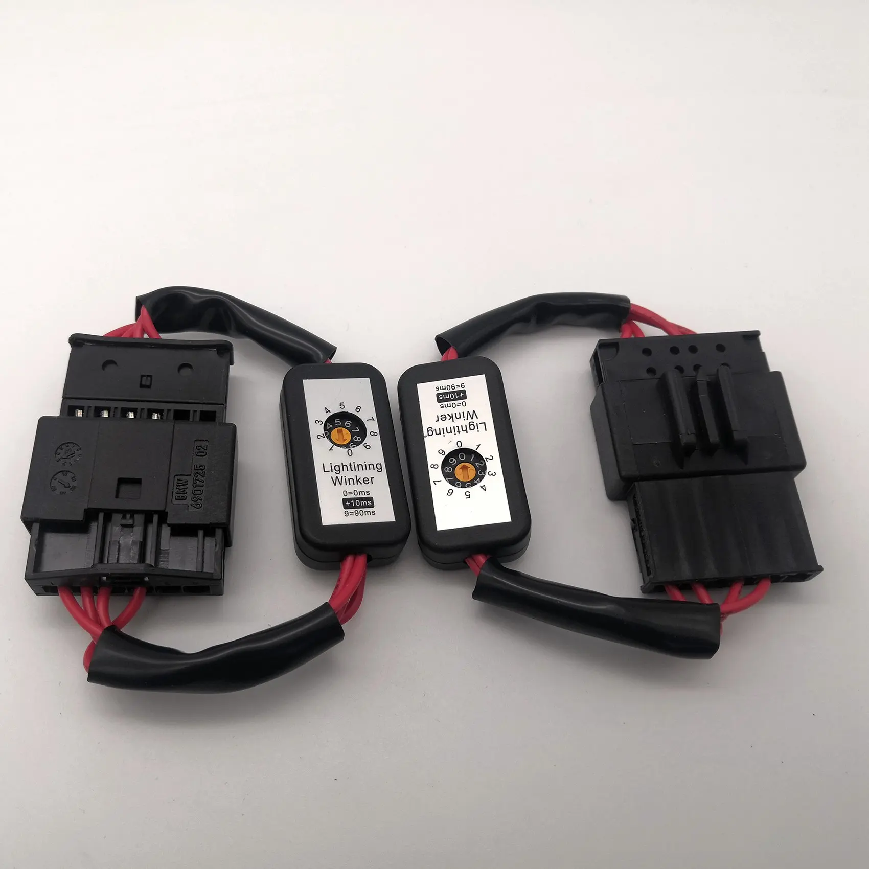 2ชิ้นตัวระบุสัญญาณ dynamicturn ไฟท้าย LED แอดออนโมดูลสายเคเบิลสำหรับ BMW X5 F15 X5M ไฟท้าย2012-2018 F85