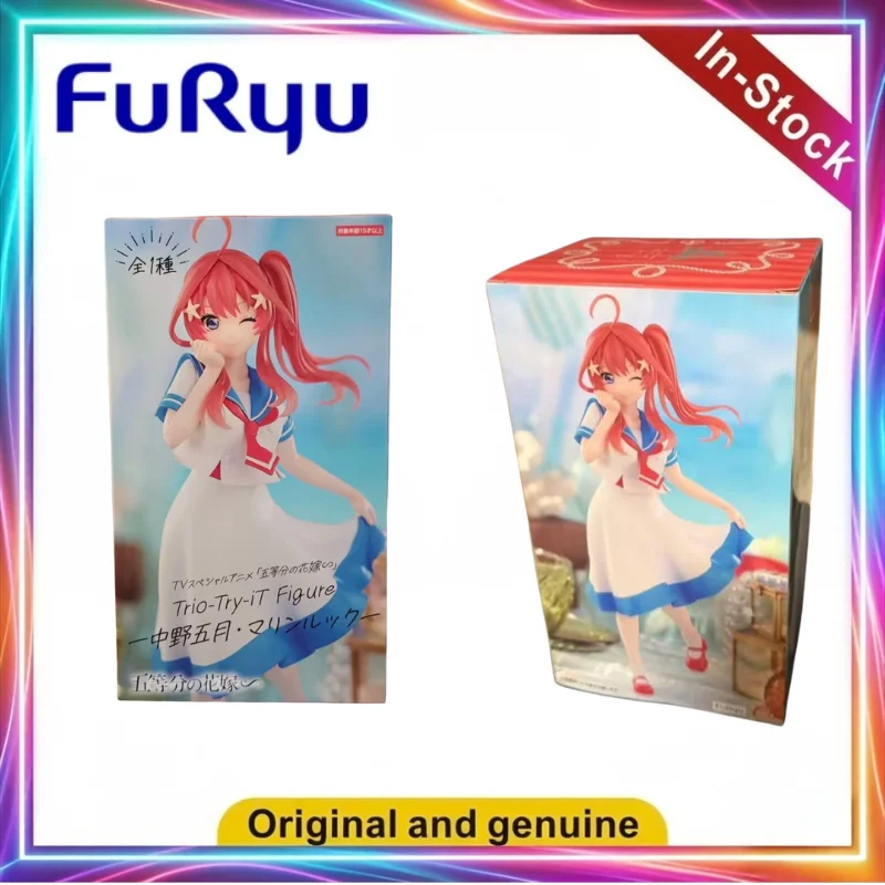 FuRyu Gotoubun No Hanayome Nakano Itsuki Figures Toy Model Gift Collection Decoration