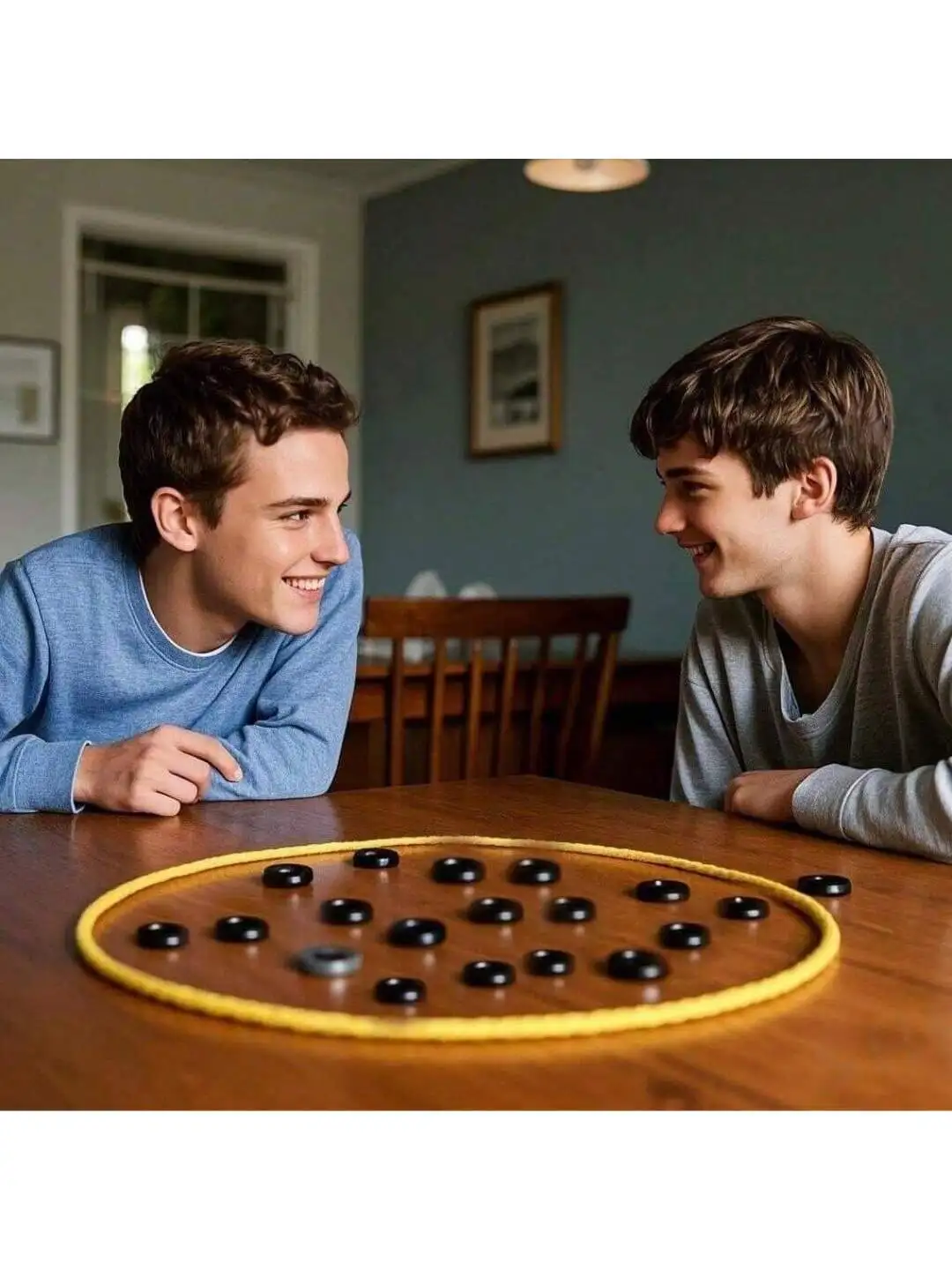 20/30Pcs, Magnetic Chess Game, Magnetic Chess Game with Stones, Magnetic Chess Game with Rocks, Magnet Game with String, Magnet Chess