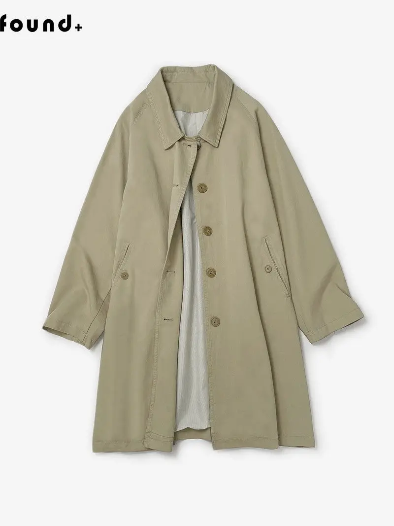 

Women Trench Coat Ultraviolet-Proof Boho Back Denim Windbreakers Lined Newest Over-Knee Arrival Middle-Aged Pressed Styles Ol