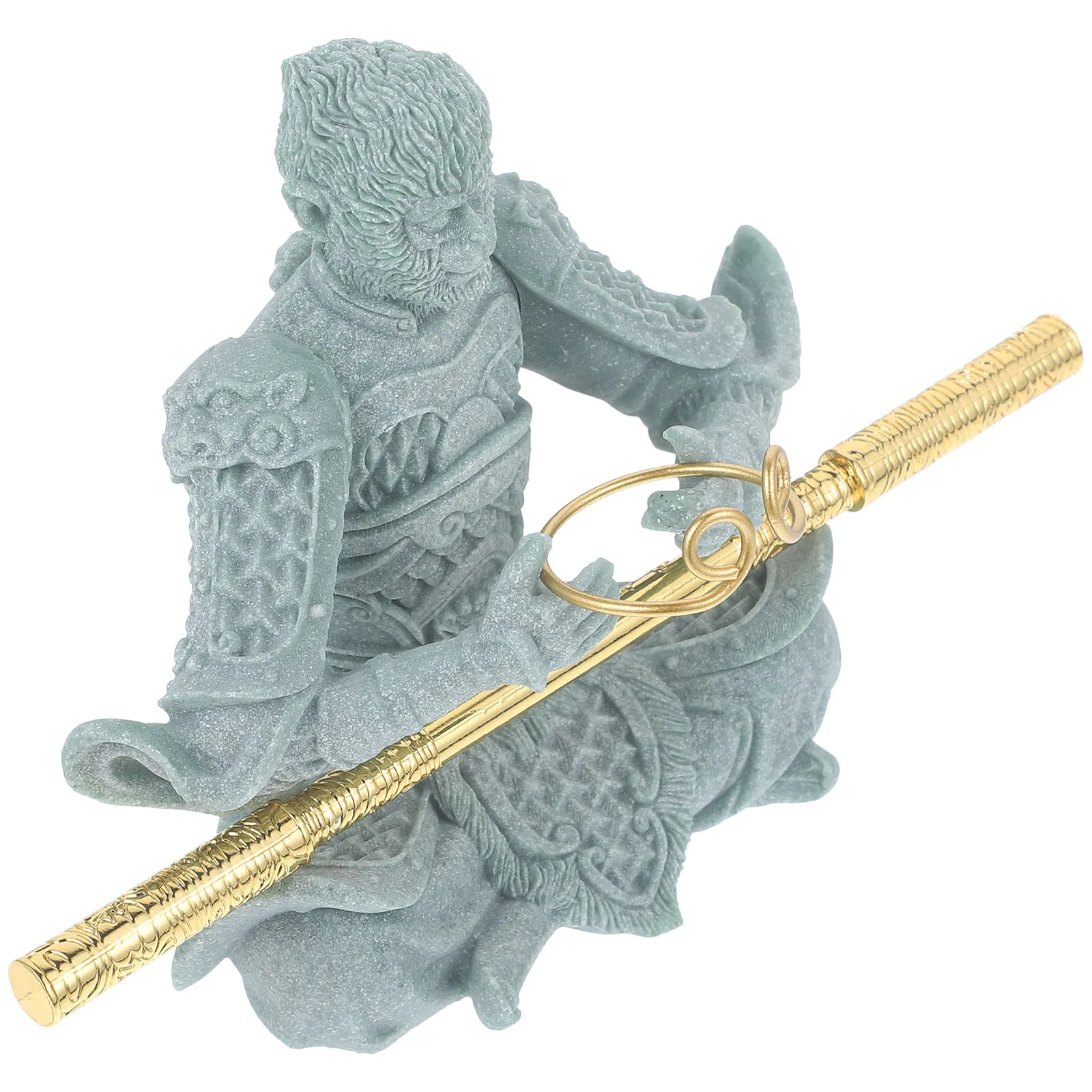 

Wukong Tea Pet Mini Monkey Figurine Cute Sculpture Home Office Decor Adornment Desktop Ornament Creative Statue Fish