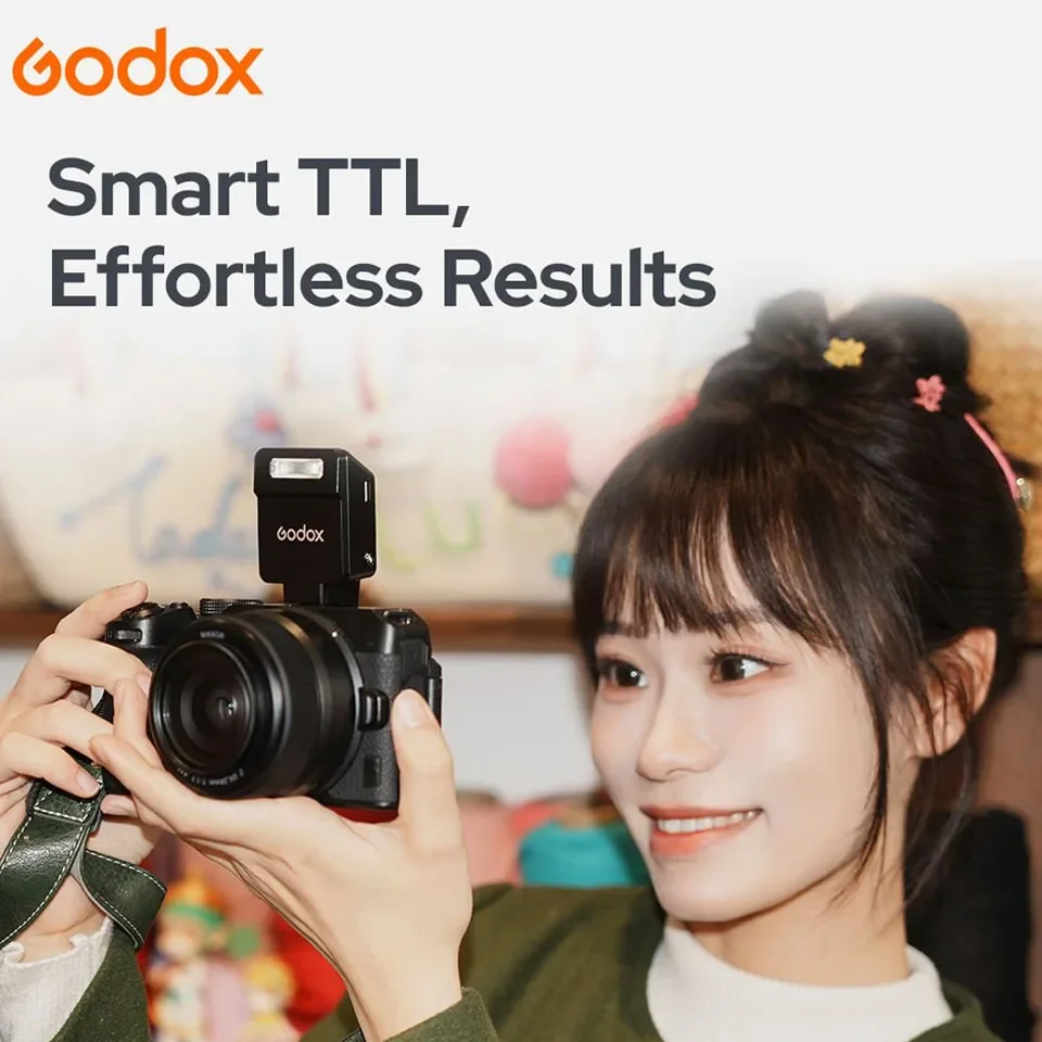 Godox It20 Iflash Mini Ttl Auto Camera Flash 1.5s Rapid Recycling On Camera Flash For Various Camera