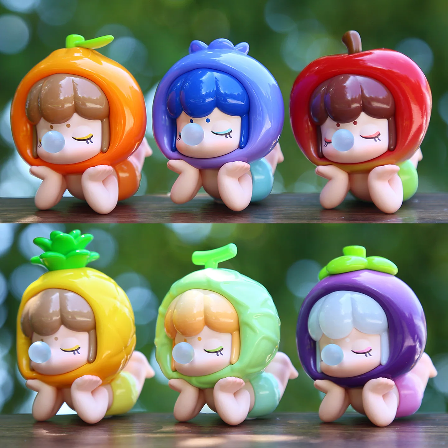 ROBOTIME Rolife Nanci Fruits Mini Blind Box 4-5cm Surprise Set with Hidden Chance Collectible Tiny