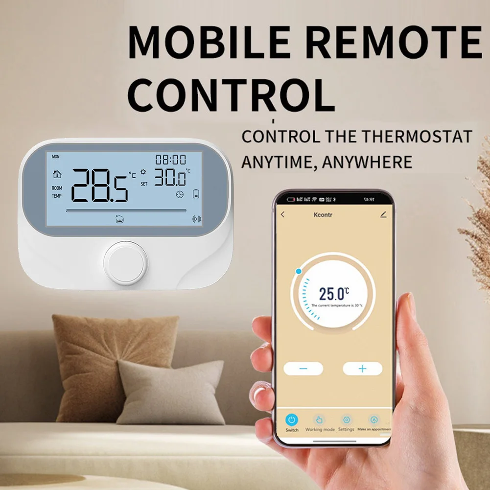 Smart Home Heating Wireless Thermostat Boiler Controller Smart Wireless Thermostat Control Programmable Thermostat