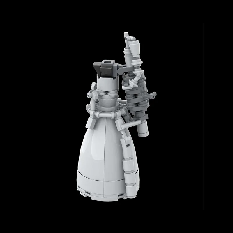 NK-33 Liquid Rocket Engine Model MOC Building Bricks War Equipment Modular Technology Gifts Holiday Assemble Children Toys Suit