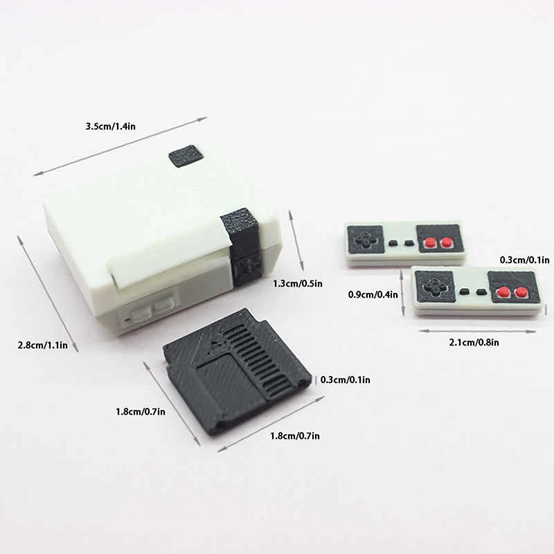 3개/세트 1/12 인형집 미니 게임 콘솔 미니어처 게임 핸들 모델 손 인형 액세서리 홈 DIY 장식