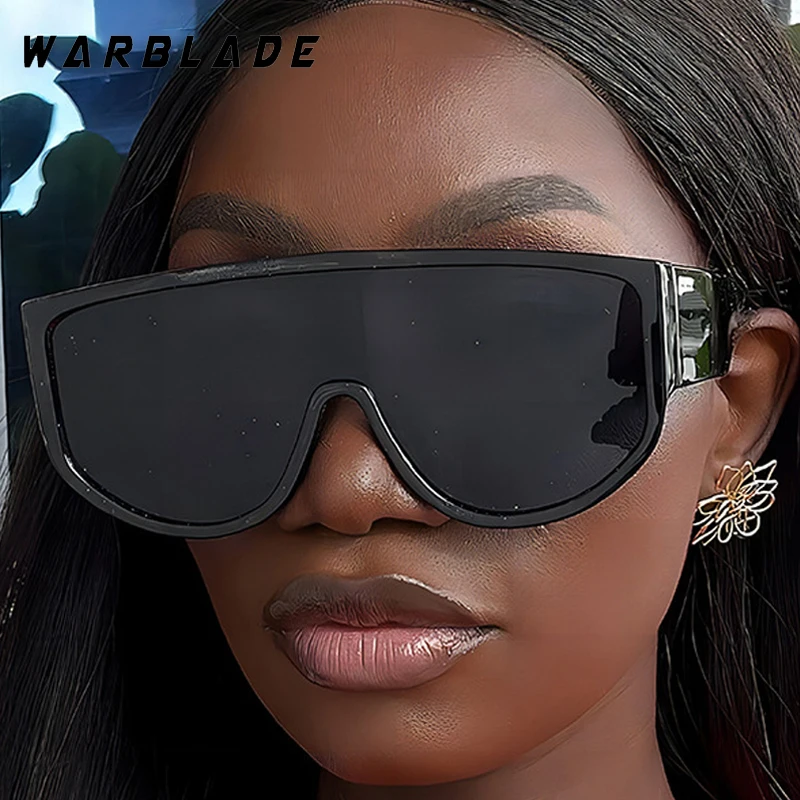 

Retro Women's Sunglasses Punk Luxury Brand Designer Oversized Frame Men Sunglass Outdoor Driving Hiking Shade Goggle Male UV400