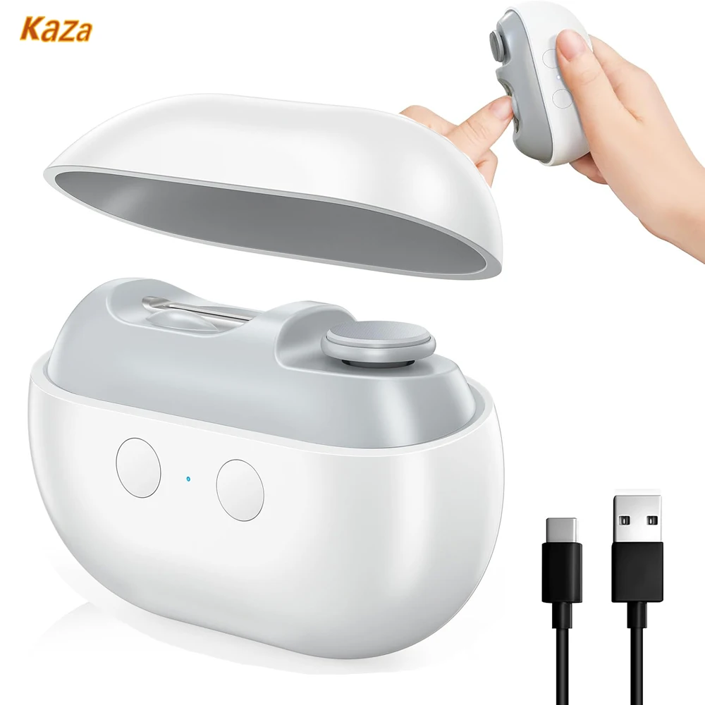 

Электрический резак для ногтей, триммер, полировщик, автоматический светодиодный светильник, пылесборник для ногтей, портативная перезаряжаемая автоматическая машинка для стрижки ногтей