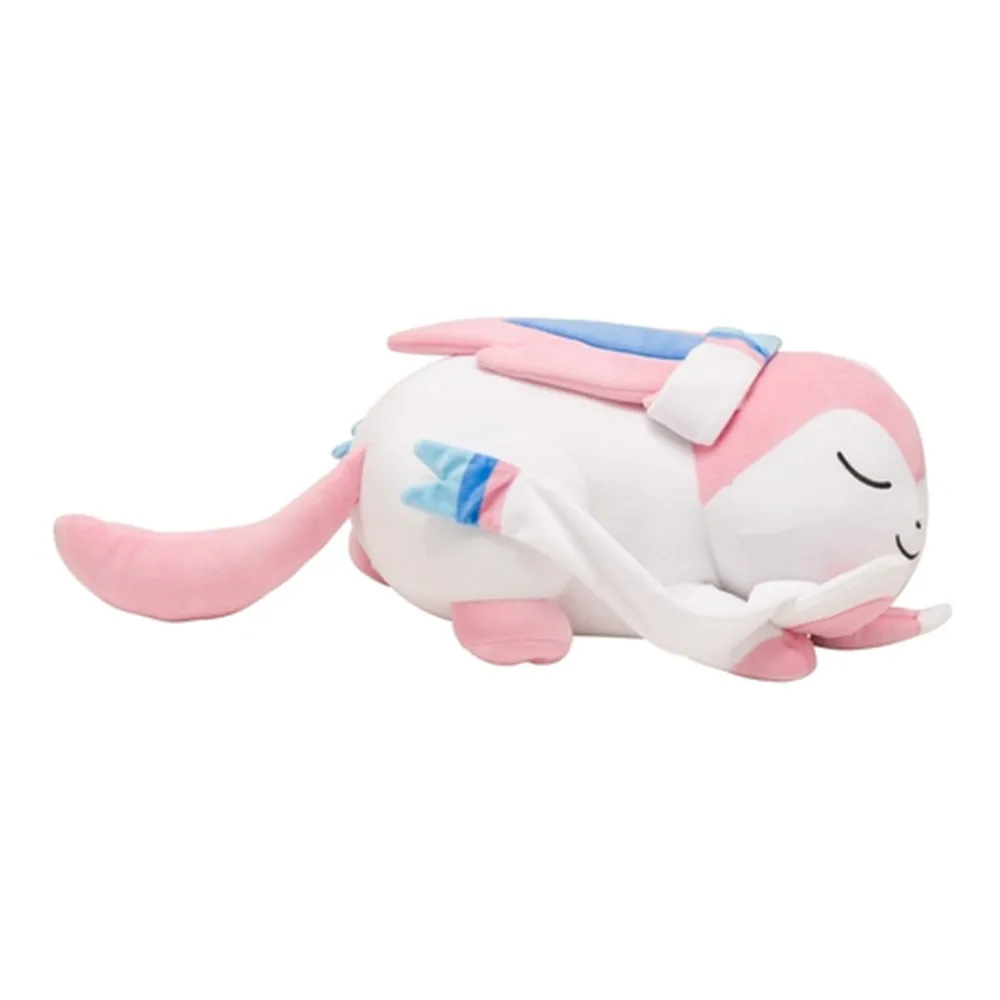 original Eeveelution big sleeping Sylveon & Espeon & Umbreon & Leafeon plush toy stuffed toy doll doll