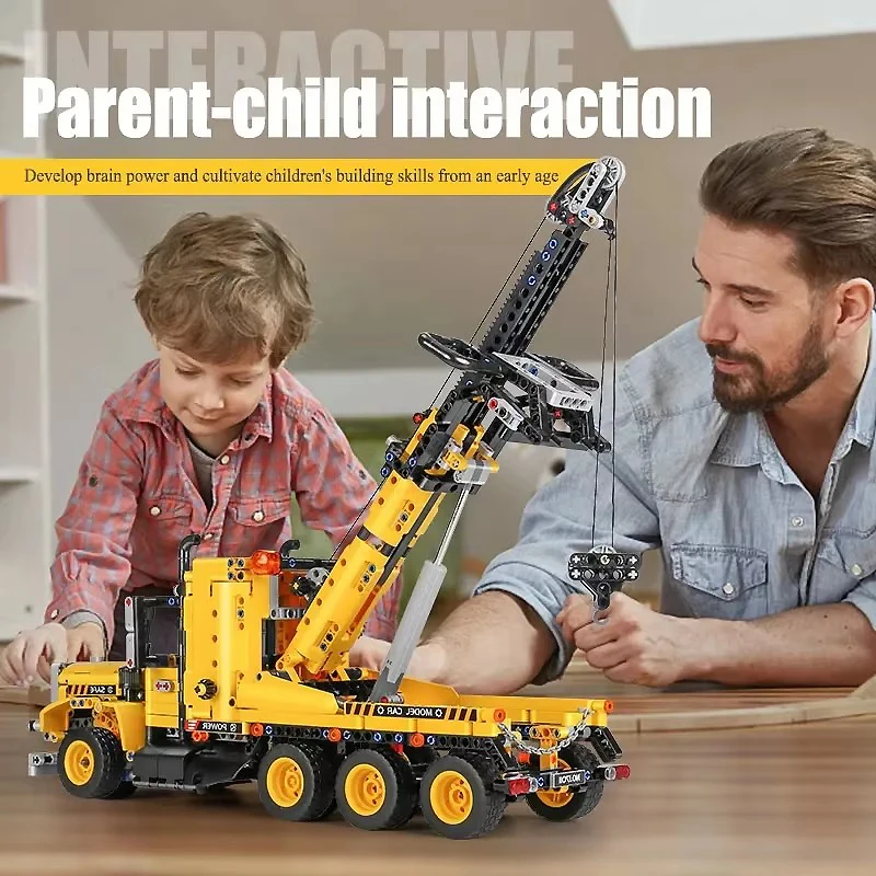 MOULD KING 17011 Technical MOC Tow Truck Building Blocks Bricks Assembly Toy Christmas Birthday Gift For Boy Adults Kids