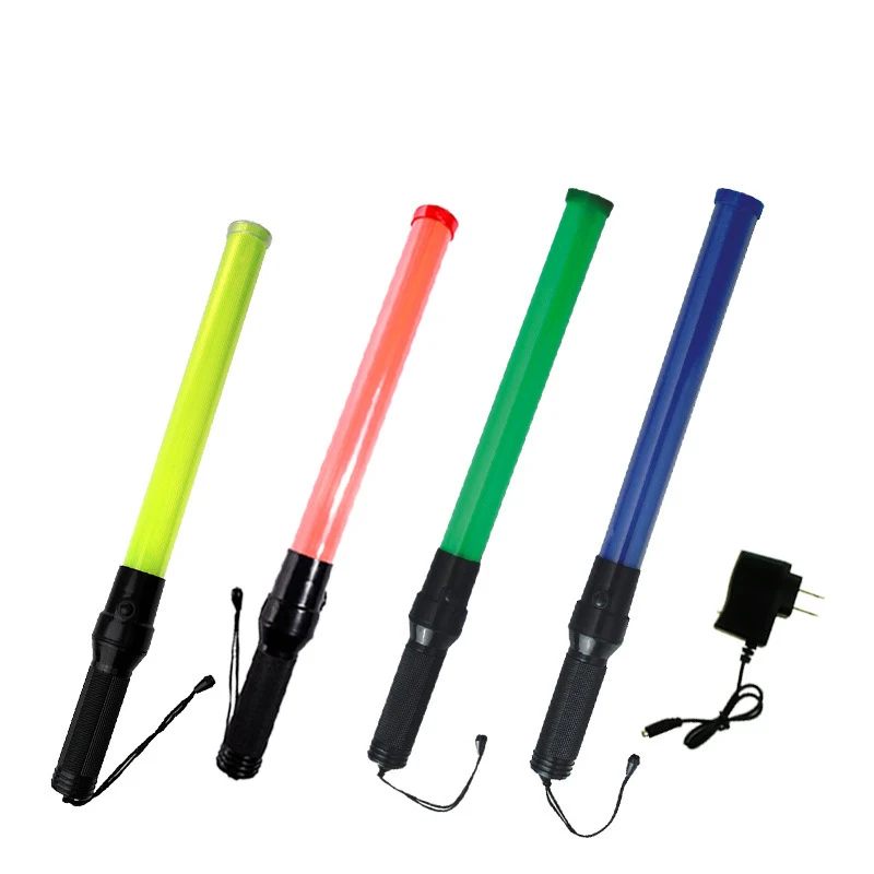 

Hot Sale Traffic Flashlight Plastic Hand Baton Led Traffic Baton Traffic Wand for Safe