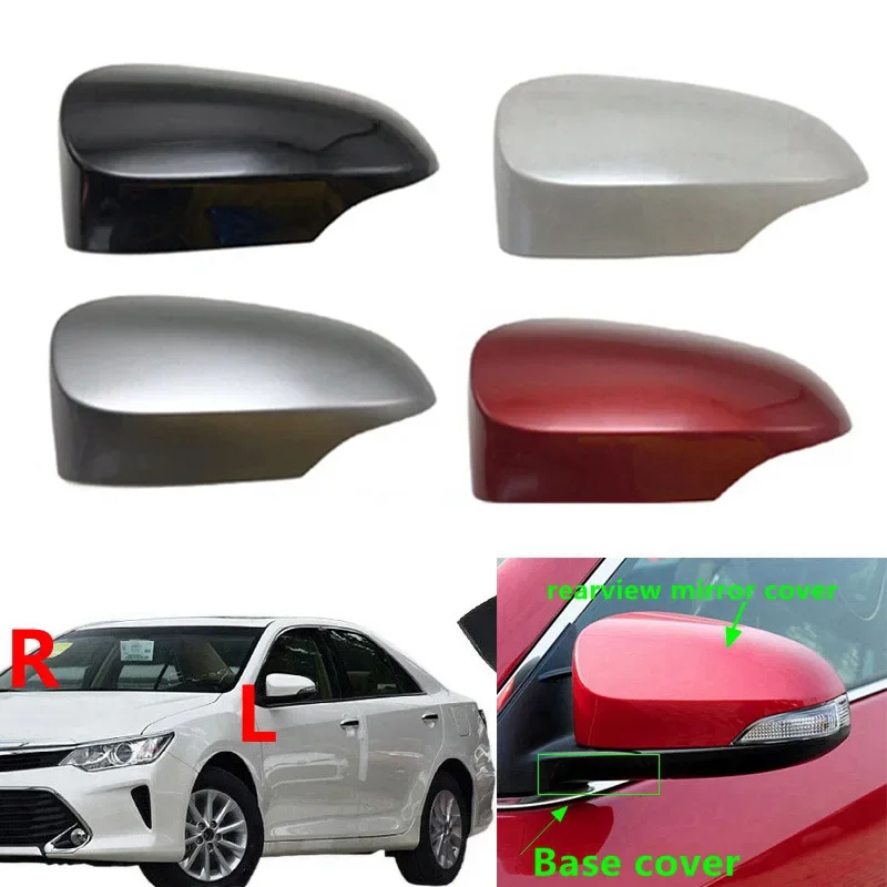 Car Side Rearview Mirror Cover Base Cap For Toyota Camry XV50 7th  2012 2013 2014 2015 2016 2017 