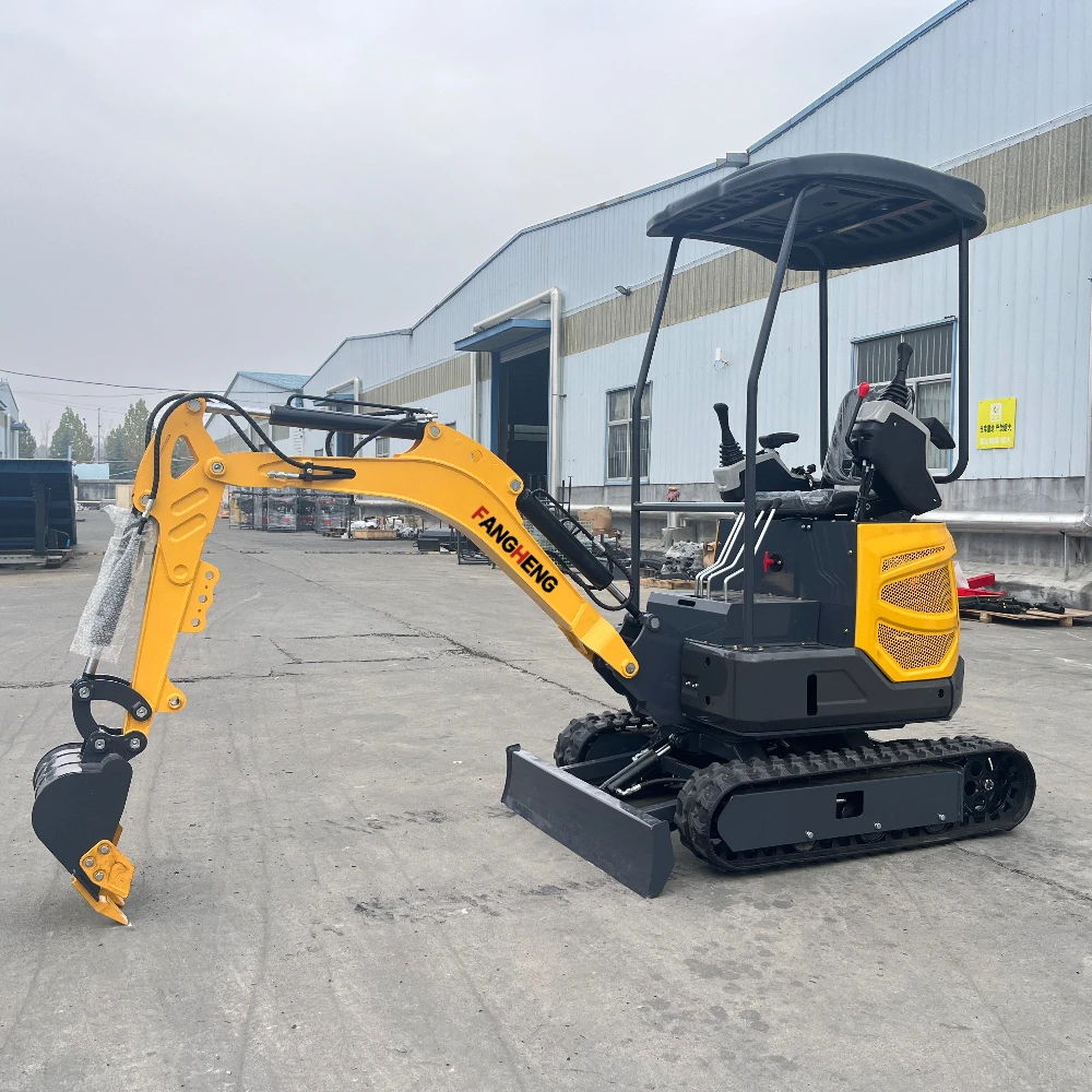 Fast Delivery 1.8 Ton Mini Excavator 1800kg mini bagger Custom Closed Cabin for Garden Agricultural Use Excavators
