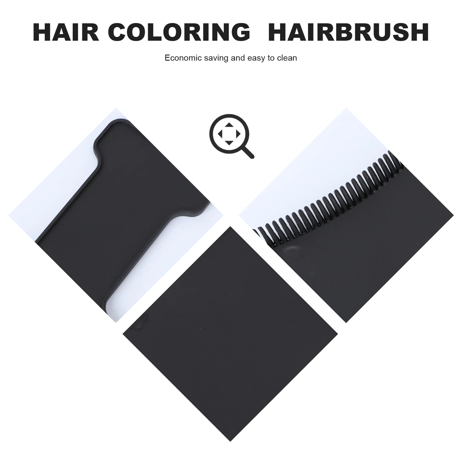 

3 Pcs Hair Coloring Comb Balayage Board Long Highlighting Tools Tinting Set Salon Home Use Protect Scalp Dye Quickly Easy Clean