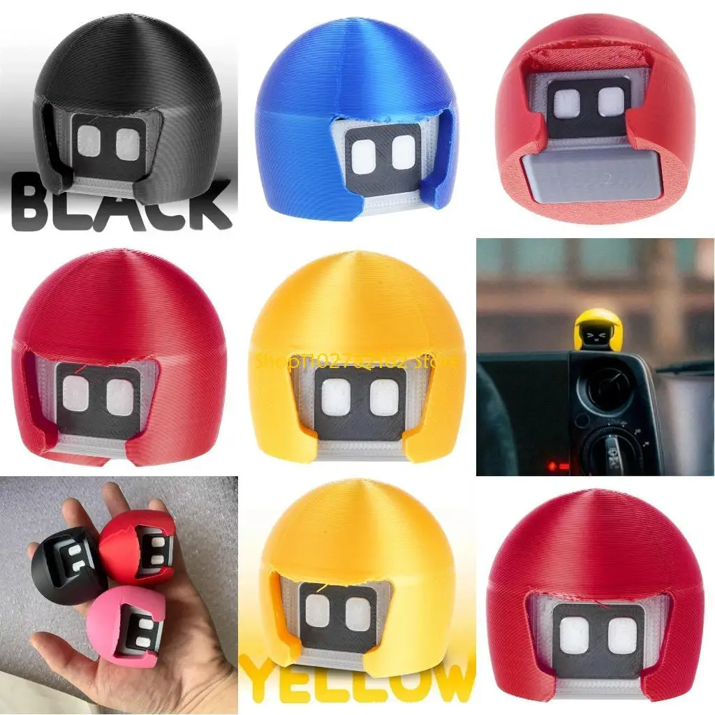 

547B Interactive Automotive Robot Figure Safe Dashboard Display Modern Vehicle Decors