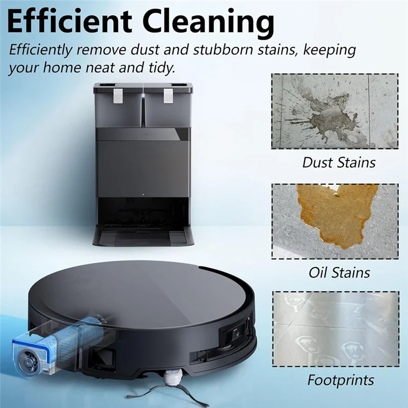 A76G-Roller Brush Mop Pad For Ecovacs Deebot X8 Pro Omni Robot Vacuum, Mop Pad Accessories For Yeedi S14 Plus Robot Vacuum