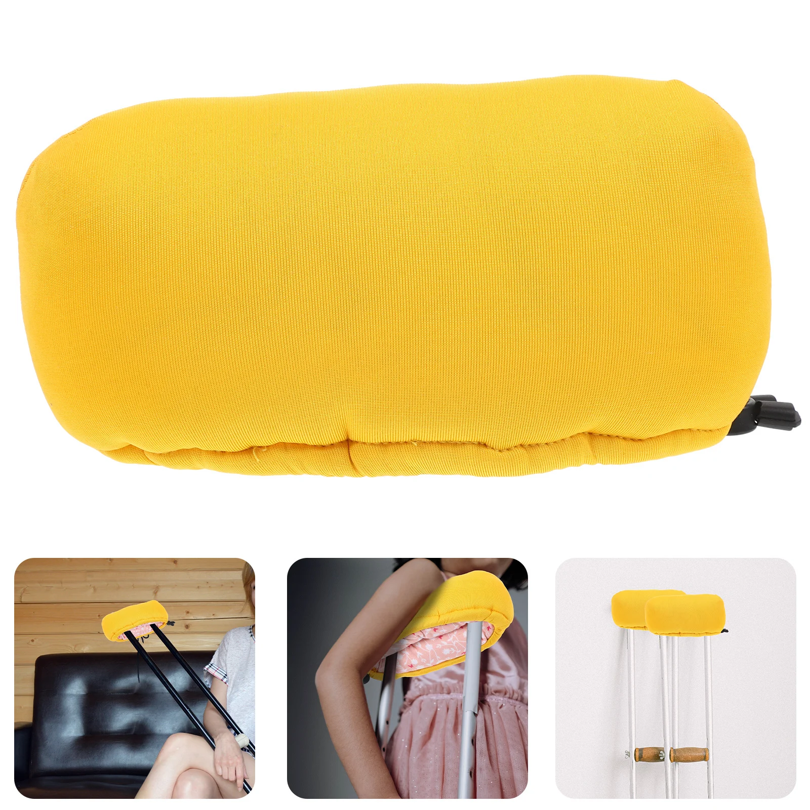 

1Pair Axillary Support Pad for Crutches Non-Slip Underarm Cushion Replaceable Walking Stick Accessory Comfortable Arm Protection