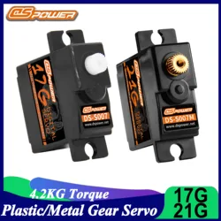 DSPOWER 17g 21g Plastic/Metal Gear Digital Servo for 1/12 1/14 1/16 1/18 RC Car Hyper Go 14209 14210 Wltoys 144001 MN168 MN99S