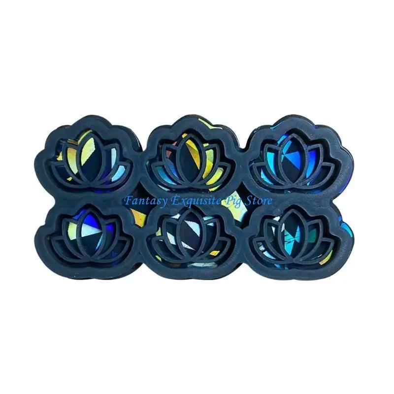 

Голографические силиконовые формы, световые и теневые цветочные формы из смолы, подвеска для сережек