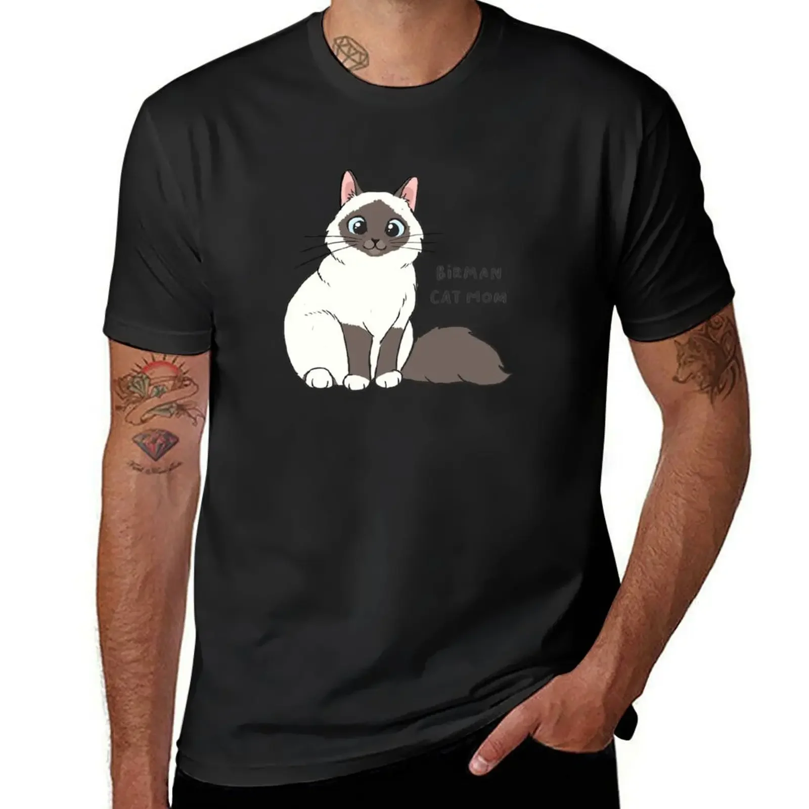 

Birman Cat Mom T-Shirt cheap stuff oversized t shirt graphic shirts t shirt for men