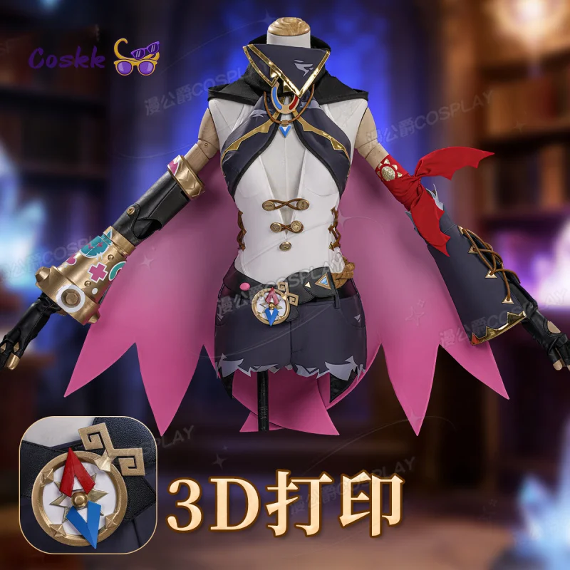 

Костюм для косплея по игре Genshin Impact: Новое платье-накидка для девочек, униформа для Хэллоуина, карнавала, вечеринки, Рождества, ролевых игр