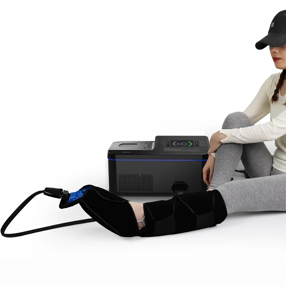 New no ice needed automatic cooling and heating water circulating and cold  hot air compression therapy machine for pain relief