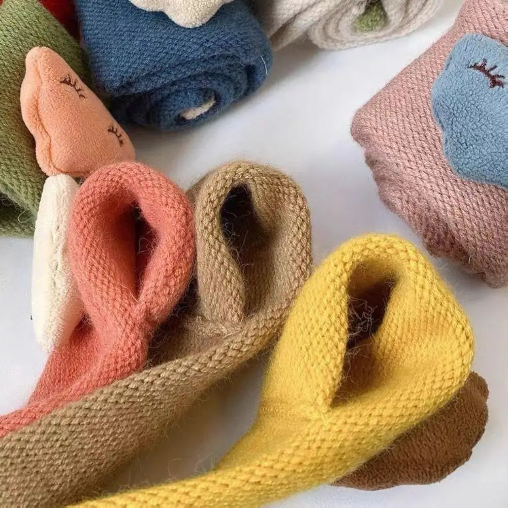 Cute Knit Scarf Cartoon Clouds Neck Wraps Children's Scarf Thick Warm Neck Guards Scarves Autumn Winter