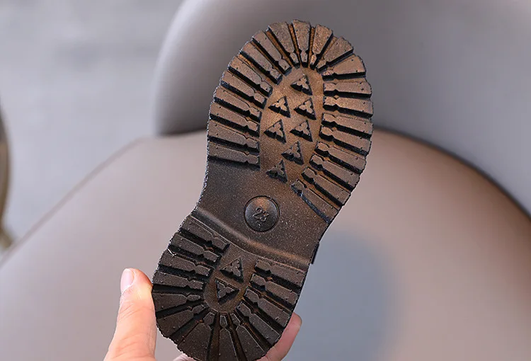 2026 Kinder Herbst Lederschuhe Lässige Schulschuhe für Jungen und Mädchen Einzelschuh Größe 21-30 Kleinkind Schwarz Braun Runde Zehenpartie Freizeitschuhe für Kinder – Detail 15